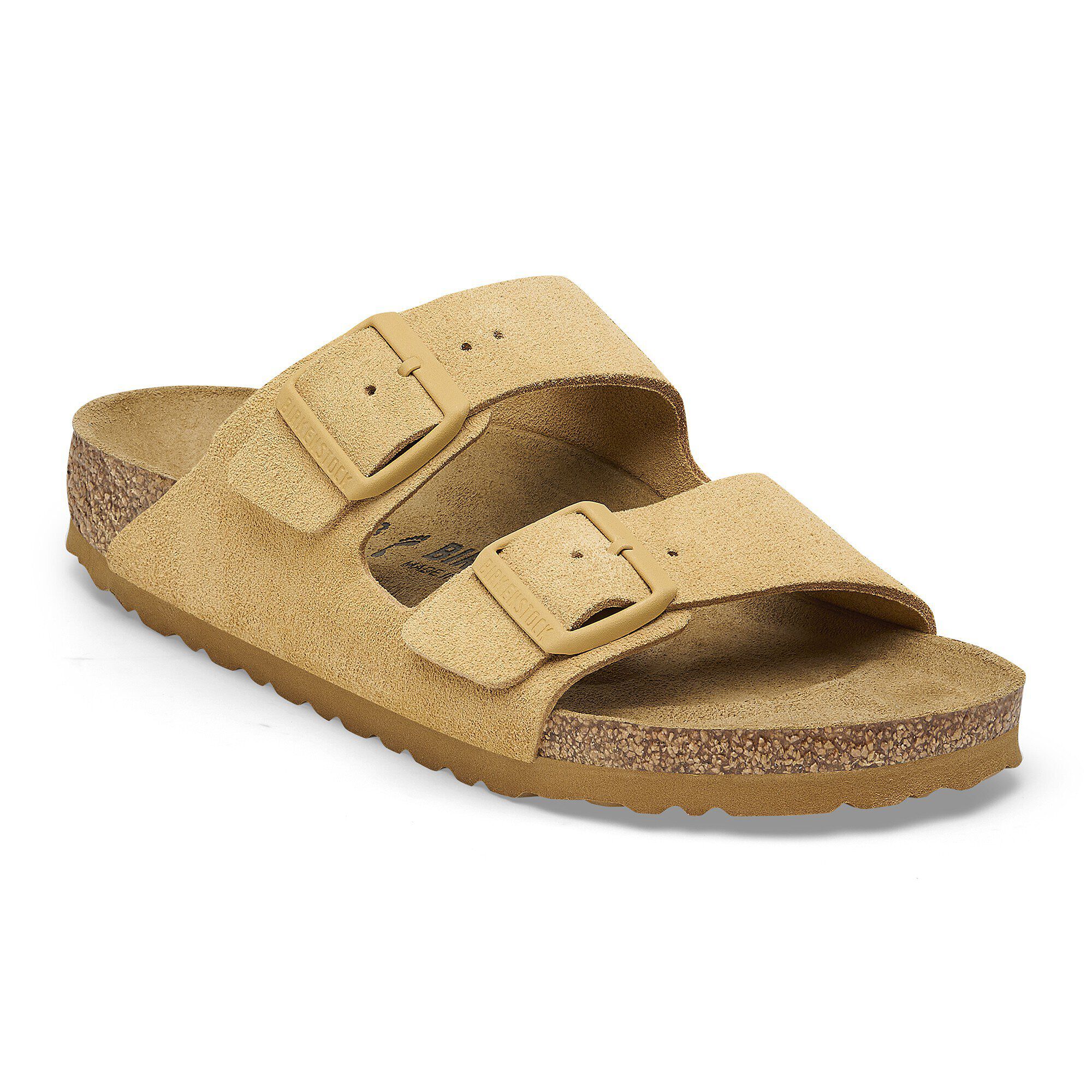 Tan suede birkenstocks discount