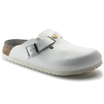 Boston ESD Natural Leather White