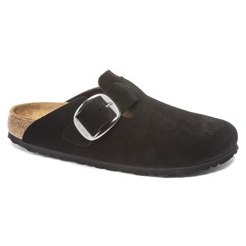 Boston Big Buckle Suede Leather