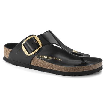 Gizeh Big Buckle Natural Leather Patent Nappa Glamour